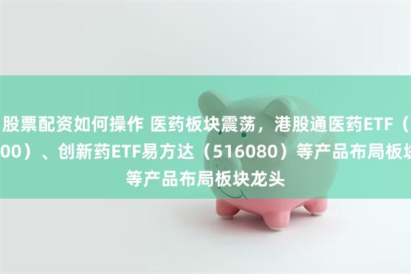 股票配资如何操作 医药板块震荡，港股通医药ETF（513200）、创新药ETF易方达（516080）等产品布局板块龙头