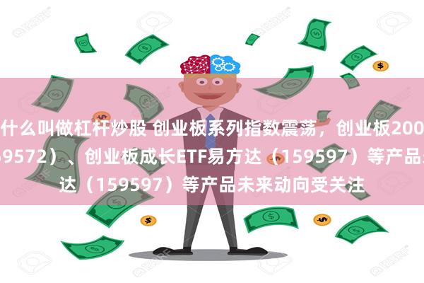 什么叫做杠杆炒股 创业板系列指数震荡，创业板200ETF易方达（159572）、创业板成长ETF易方达（159597）等产品未来动向受关注