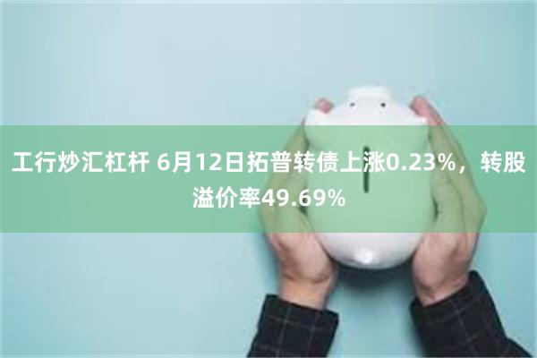 工行炒汇杠杆 6月12日拓普转债上涨0.23%，转股溢价率49.69%