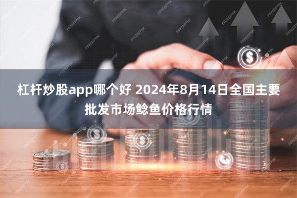 杠杆炒股app哪个好 2024年8月14日全国主要批发市场鲶鱼价格行情