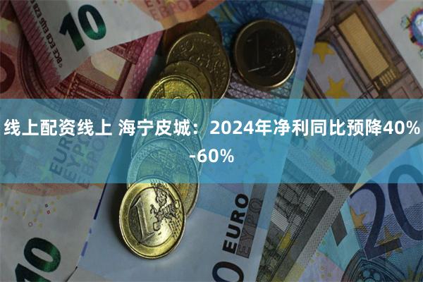 线上配资线上 海宁皮城：2024年净利同比预降40%-60%